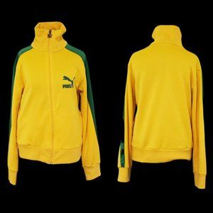 Puma T7 Trainer Jacket - Yellow & Green